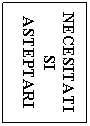 Text Box: NECESITATI SI ASTEPTARI