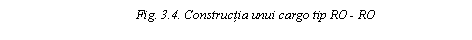 Text Box: Fig. 3.4. Constructia unui cargo tip RO - RO

