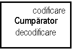 Text Box: codificare
Cumparator
decodificare
