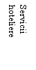 Text Box: Servicii hoteliere