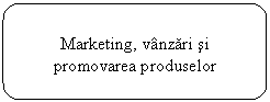 Rounded Rectangle: Marketing, vanzari si promovarea produselor
