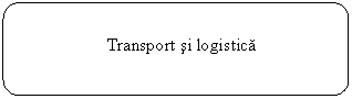 Rounded Rectangle: Transport si logistica
